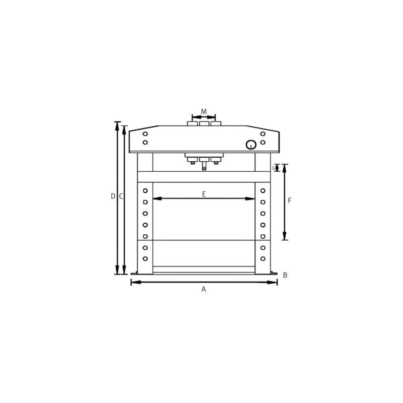 Presse à commande pneumatique Unicraft WPP 30 E - Optimachines