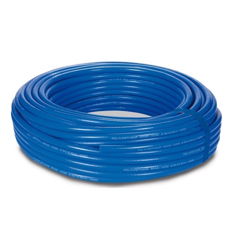 Tuyau plastique bleu souple air comprimé Ø12x20, le mètre